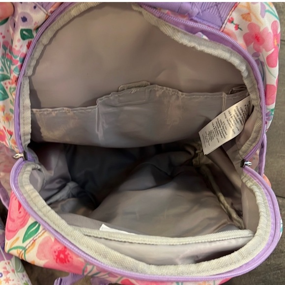 Bottle Pottery Barn kids set of large backpack lunch box,  water bottle floral - Picture 12 of 12